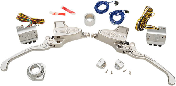 Performance Machine (Pm) - 0062-4020-CH - Handlebar Control Kit - Hydraulic - 9/16" Master Cylinder - Chrome