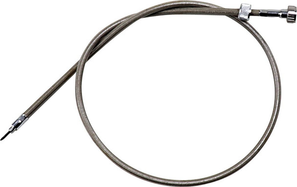Motion Pro - 66-0128 - Armor Coat Braided Stainless Steel Speedometer Cable for Harley-Davidson - 40"