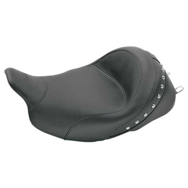 Mustang - Studded Solo Seat fits '08-'21 FLHT/​FLTR/​FLHR/​FLHX Models