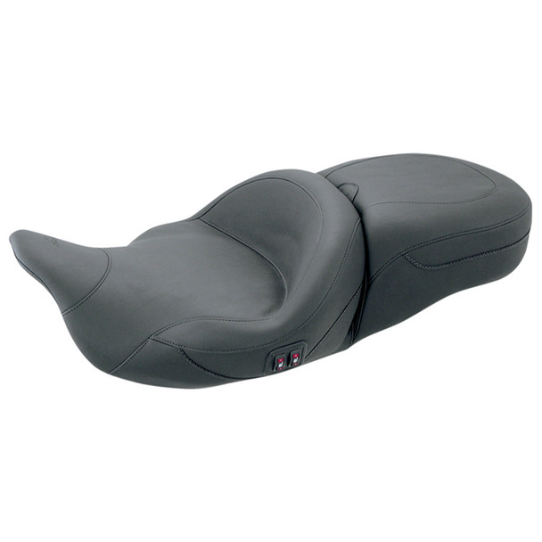 Mustang - Plain Heated Seat fits '08-'21 FLHT/​FLHR/​FLTR/​FLHX Models