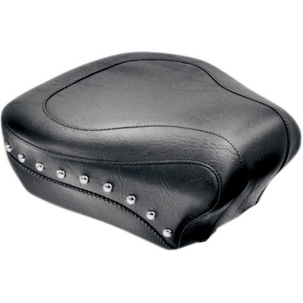 Mustang - 75509 - Wide Rear Seat - Studded - Black - Softail '84-'99