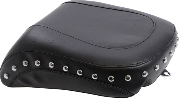 Mustang - Black Studded Wide Rear Seat fits '05-'17 FLSTN Model