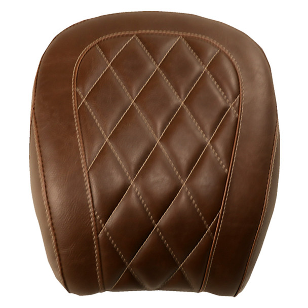 Mustang - Brown Diamond Passenger Seat fits '18-'21 FLDE/​FLHC/​FLHCS Models