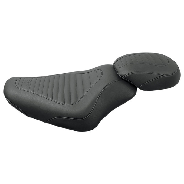 Mustang - Tuck and Roll Tripper™ Solo Seat fits '04-'22 Sportster W/ 4.5 Gal Tank
