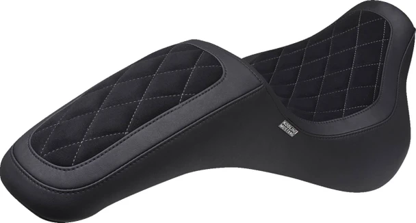 Mustang - Diamond Stitch Signature Series Fastback™ Seat w/ Gun Metal Thread fits '18-'25 FXBB/​FXBBS, '20-'24 FXST Models - Vinyl/Alcantara®