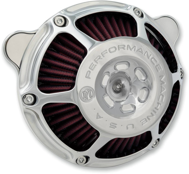 Performance Machine (Pm) - Chrome Max HP Air Cleaner Kit fits '24 Harley M8 Gen 2 FLHX/​FLTRX/​FLTRXSTSE, '23-'24 FLHXSE/​FLTRXSE Models