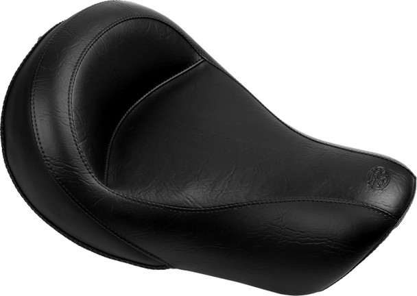 Mustang - Solo Seat No Studs fits '06-'17 Dyna Models (Except '14-'17 FXDF)