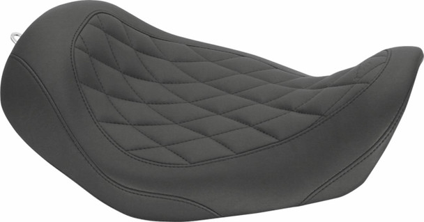Mustang - 76704 - Seat - Wide Tripper™ Solo - without Backrest - Diamond - Black