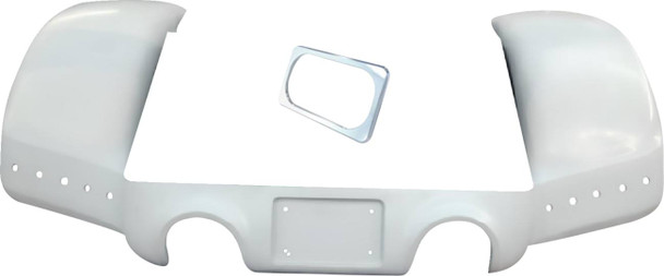 Paul Yaffe Bagger Nation - FPSFK-N-DO-C - Pro Street Rear Fender - Chrome Plate Frame - Dual Outlet