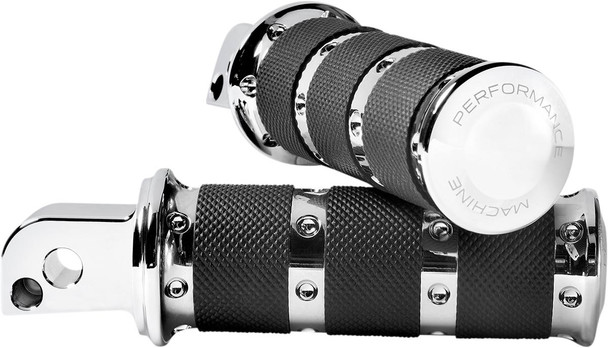 Performance Machine (Pm) - 0035-1249M-CH - Footpegs - Chrome - XLS - M8 - Passenger