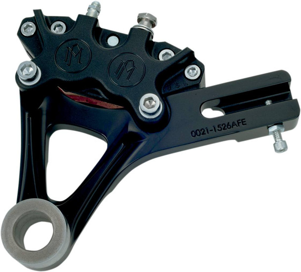 Performance Machine (Pm) - 1259-0052-SMB - 4-Piston Caliper - Rear - Black Ops™ - 08-17 FXD