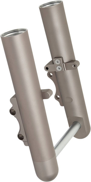 Arlen Ness - 06-507 - Fork Legs - Titanium Anodized - Smooth - Dual Disc