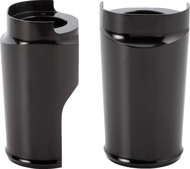 Arlen Ness - 20-040 - Fat Tire Fork Boot Cover - Black Anodized - Smooth
