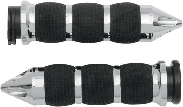 Avon Grips - AIR-90-CH-SPK - Spike Air Cushioned Grips - Chrome