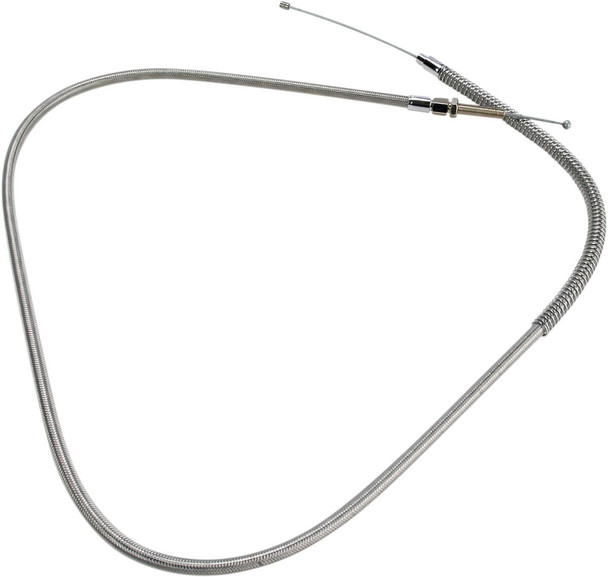Barnett - 102-30-10008HE - High-Efficiency Stainless Steel Clutch Cable for Harley-Davidson - Standard - '86 FXST