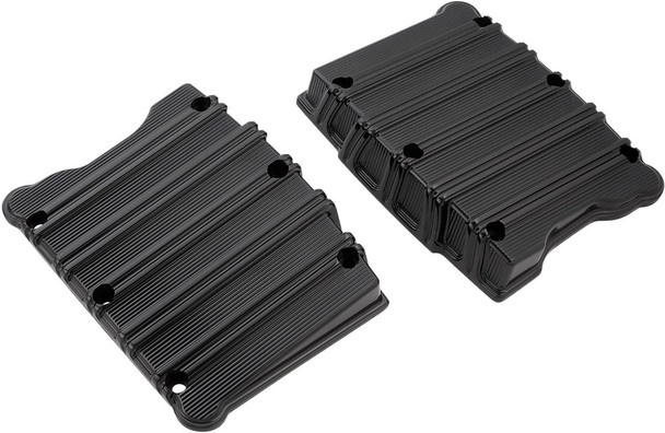 Arlen Ness - 18-256 - Rocker Box Covers - 10 Gauge - Black