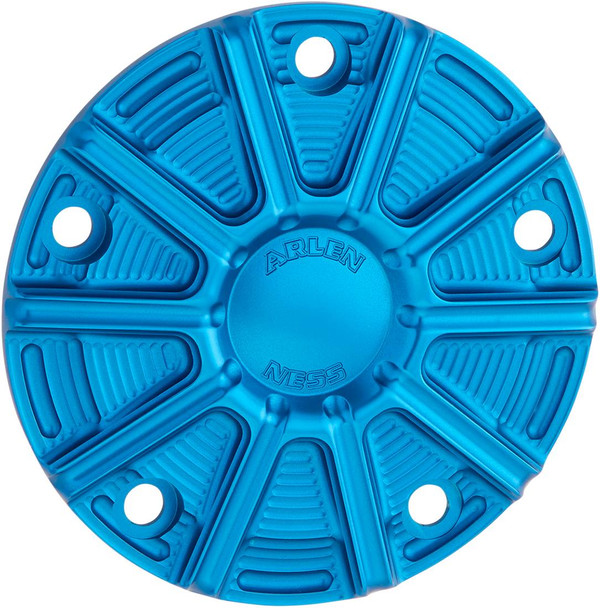 Arlen Ness - 700-027 - Points Cover - Blue - Twin Cam