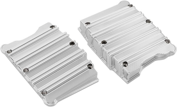 Arlen Ness - 18-252 - Rocker Box Covers - 10 Gauge - Chrome