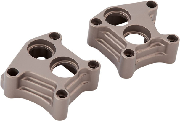 Arlen Ness - 12-575 - Lifter Block Covers - 10 Gauge - Titanium