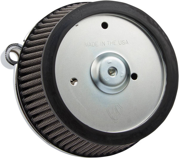 Arlen Ness - 50-518 - Big Sucker™ Air Filter Kit - Chrome - Stage I