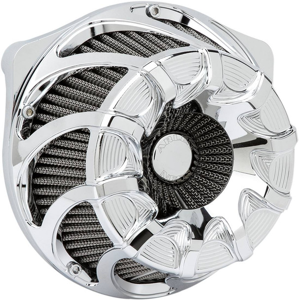 Arlen Ness - 18-984 - Inverted Series Air Cleaner Kit - Chrome