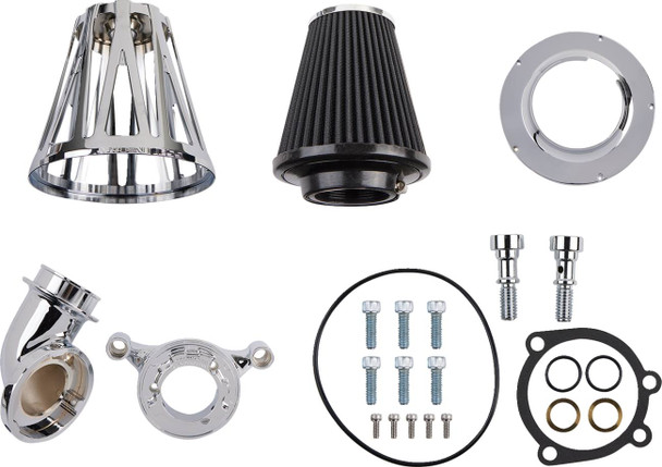 Arlen Ness - 600-090 - Monster Sucker® Air Cleaner - Chrome