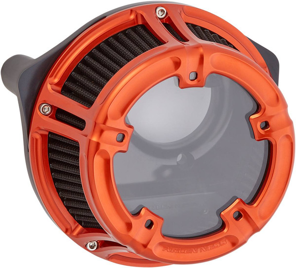 Arlen Ness - 18-185 - Method™ Clear Series Air Cleaner - Orange