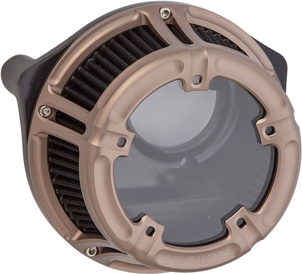 Arlen Ness - 600-018 - Method™ Clear Series Air Cleaner - Titanium