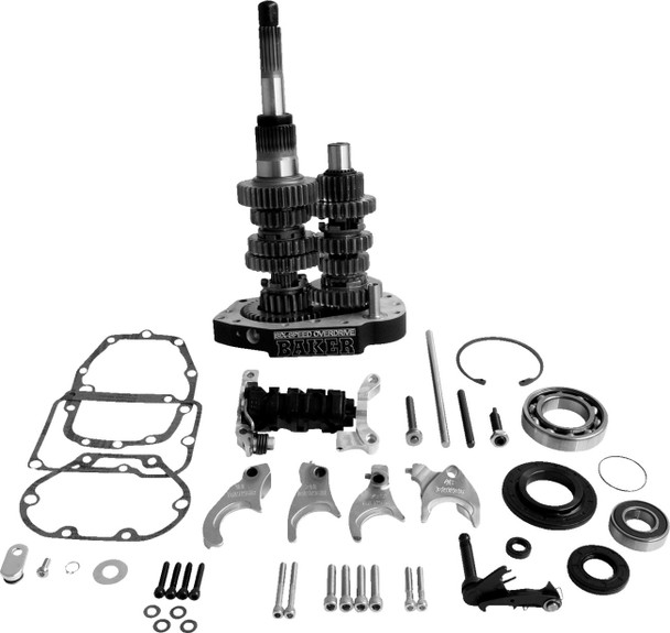 Baker Drivetrain - OD6-401-03 - 6-Speed Gear Set - Black