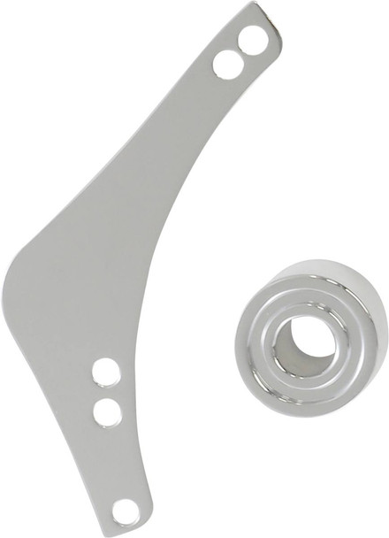 Arlen Ness - 600-053 - Replacement Breather Bolt Cover Plate - Inverted/Method/Clear Tear/Sidekick - Left - Chrome