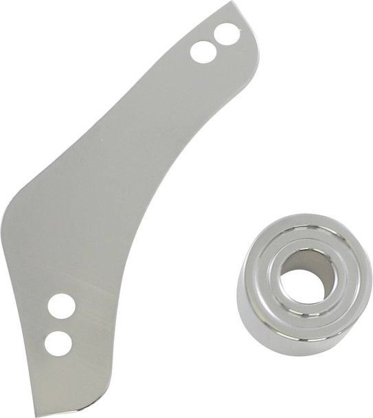 Arlen Ness - 600-055 - Replacement Breather Bolt Cover Plate - Inverted/Method/Clear Tear/Sidekick - Right - Chrome