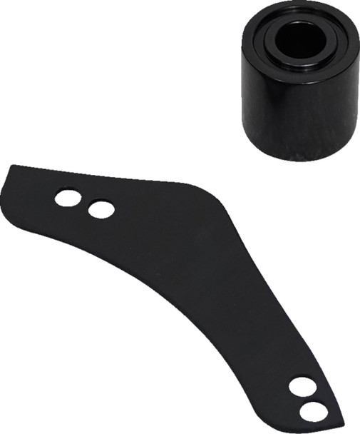 Arlen Ness - 600-058 - Replacement Breather Bolt Cover Plate - Inverted/Method/Clear Tear/Sidekick - Right - Black