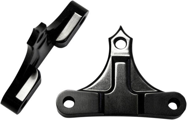 Accutronix - TFS49-NF5/8B - Hot Legs/Bagger Legs Fender Spacers - Black - 0.625" Spacer - For 6" Width Fender
