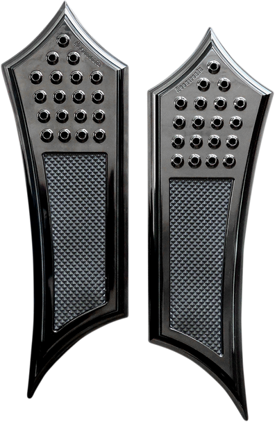 Accutronix - FBF01-DIB - Front Floorboards - Extended - Black - Drilled - Instigator - FL
