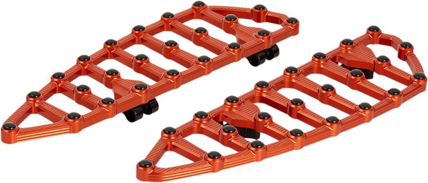 Arlen Ness - 410-011 - MX Driver Floorboards - Orange