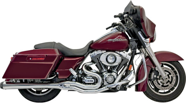 Bassani Xhaust - FLH-767 - Megapower 2:1 Exhaust - 1-3/4" to 1-7/8" to 2" - Chrome