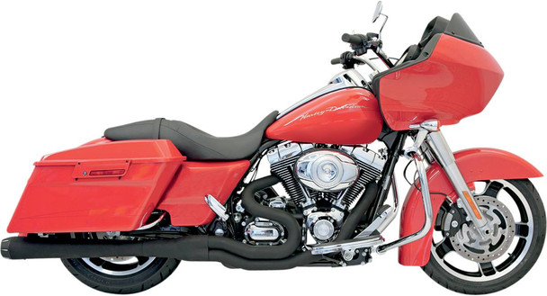 Bassani Xhaust - FLH-747B - B4 2:1 Exhaust - Black - Megaphone