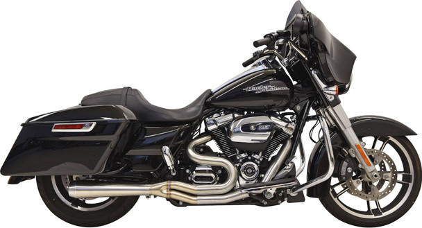Bassani Xhaust - 1F22SSE - 2-into-1 Road Rage III Exhaust System - Stainless Steel - 49-State - M8 Touring