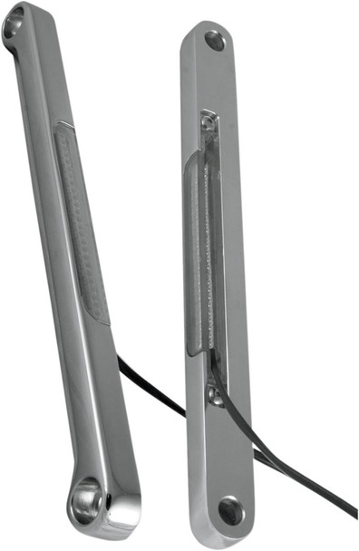 Alloy Art - FDH-1 - LED Front Signal Light - FLSTF - Chrome/Clear