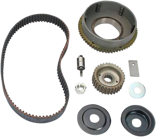 Belt Drives Ltd. - 47-31SE-RB - 11 mm Belt Drive with Rear Belt - '79-E'84 Big Twin