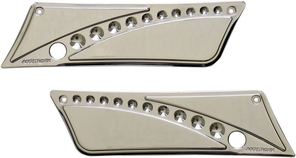 Accutronix - BLC9313-DC - Latch Cover '93-'13 - Drilled Chrome - FL