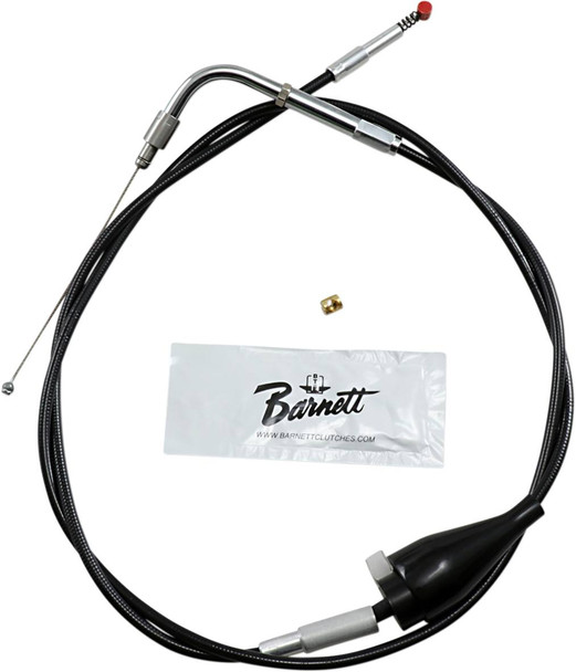 Barnett - 101-30-41002-06 - Black Vinyl Idle Cable - Cruise - +6" Size - 31" Length Barnett - 101-30-41002-06 - Black Vinyl Idle Cable - Cruise - +6" Size - 31" Length