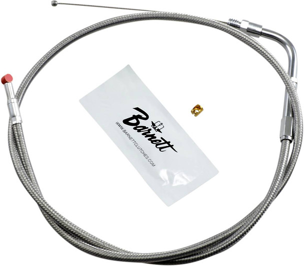 Barnett - 102-30-30014 - Stainless Steel Throttle Cable - Dyna/FXR/Softail