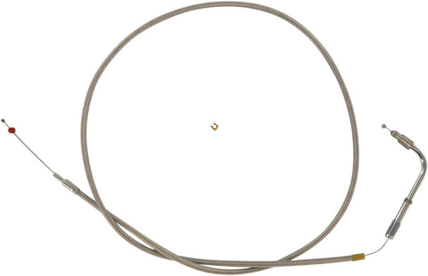 Barnett - 306-96SC+6-DS - Stainless Steel Throttle Cable - +6" - '96-'00 Softail