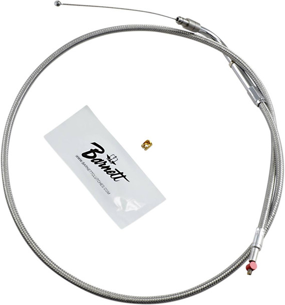 Barnett - 102-30-30015 - Stainless Steel Throttle Cable - Dyna/FXR/Softail