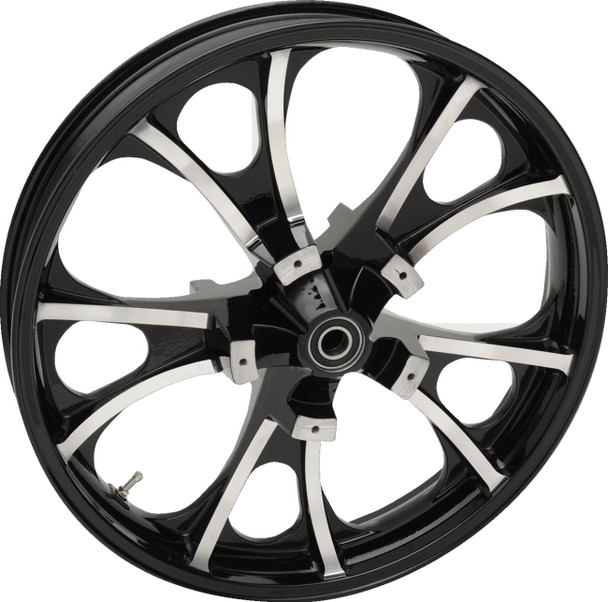 Coastal Moto - 3D-LGO213BCABST - Wheel - Largo 3D - Front - Dual Disc/with ABS - Black Cut - 21x3.5