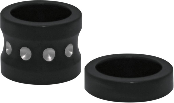 Covingtons - C0015-B - Axle Spacers - Dimpled - Black - with ABS - Pair