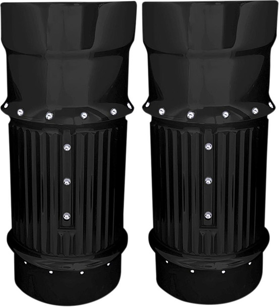 Covingtons - C1114-B - Fork Leg Bells - Black - Dimpled Covingtons - C1114-B - Fork Leg Bells - Black - Dimpled