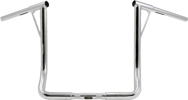 Burly Brand - B12-7005C - Louie Handlebar - Louie B - 16" - Chrome