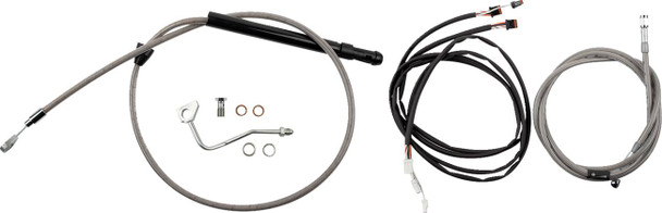 Burly Brand - B30-1316 - Touring Model Control Kit - Bagger - 13" - Stainless Steel